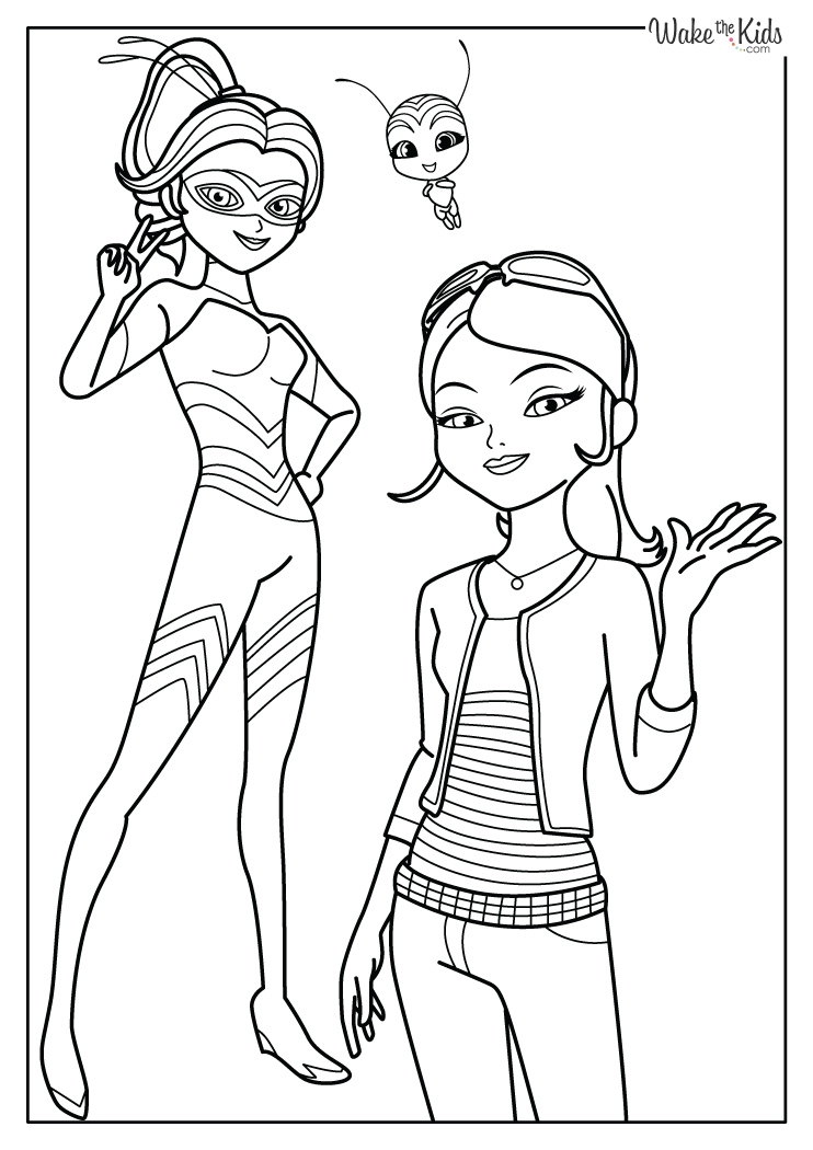 Ladybug Miraculous Coloring Pages 2025 Ladybug Miraculous Coloring Pages 2025