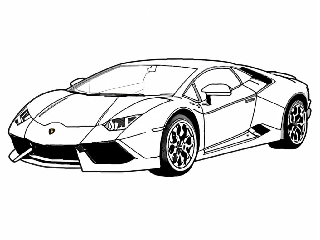 Lamborghini Coloring Pages ColoringLib