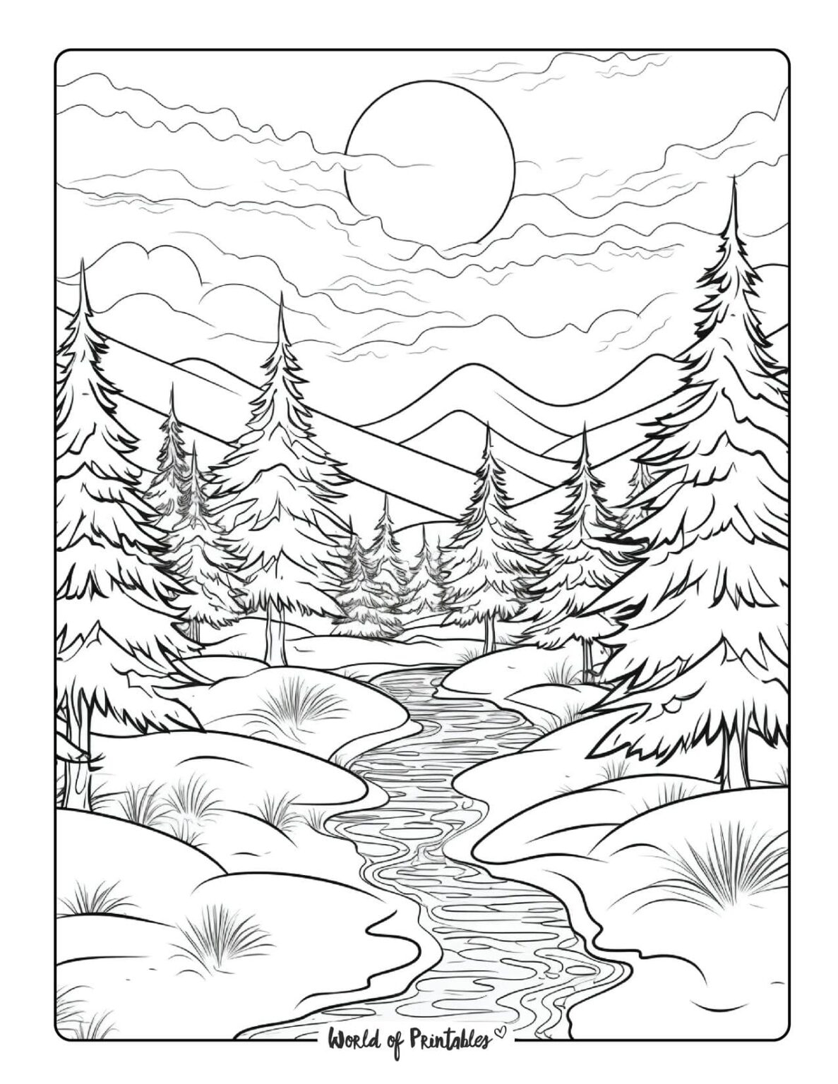 Landscape Coloring Pages Printable Free Coloring Pages To Print