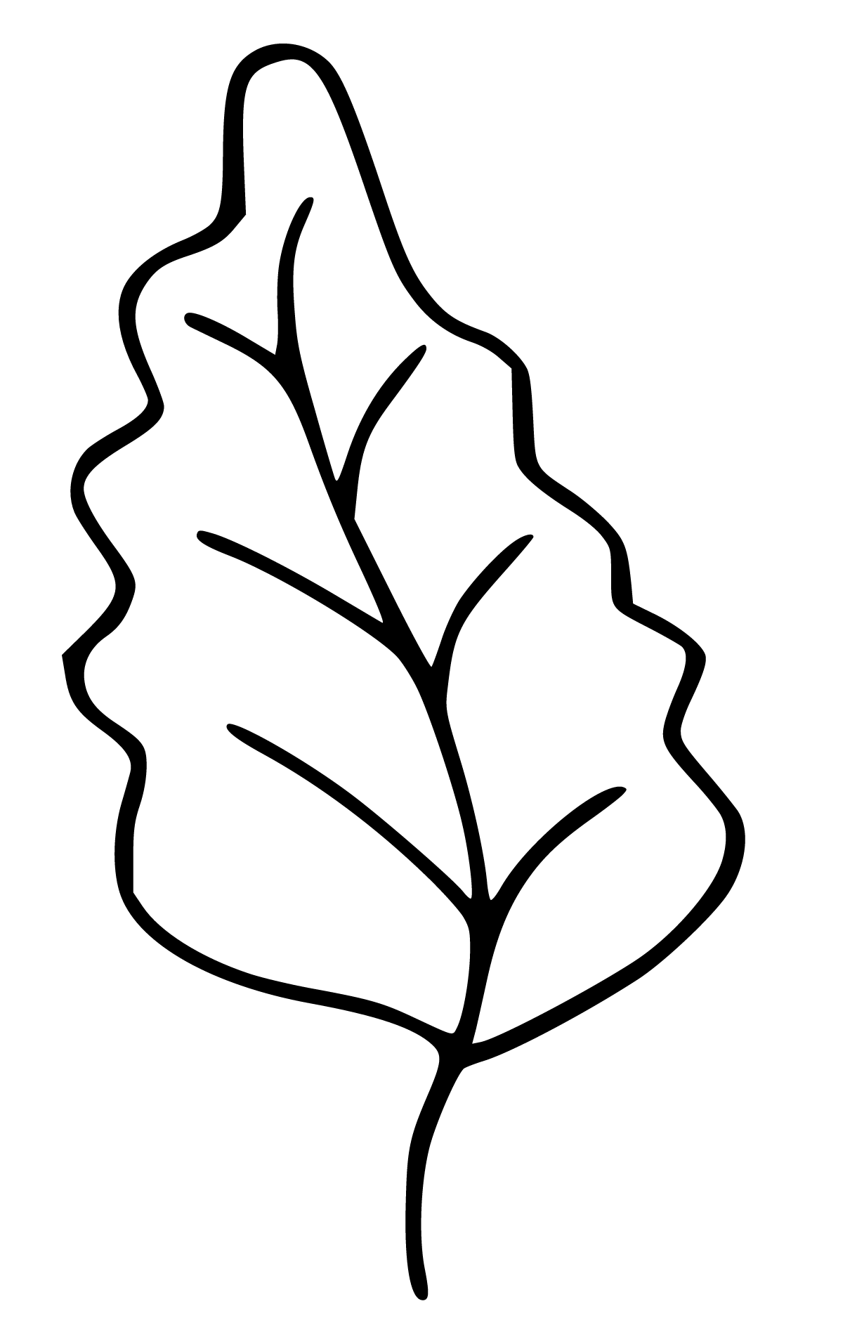 Leaf Coloring Pages 11 Printable Sheets Simple To Draw Easy For Kids Leaf Coloring Pages 11 Printable Sheets Simple To Draw Easy For Kids