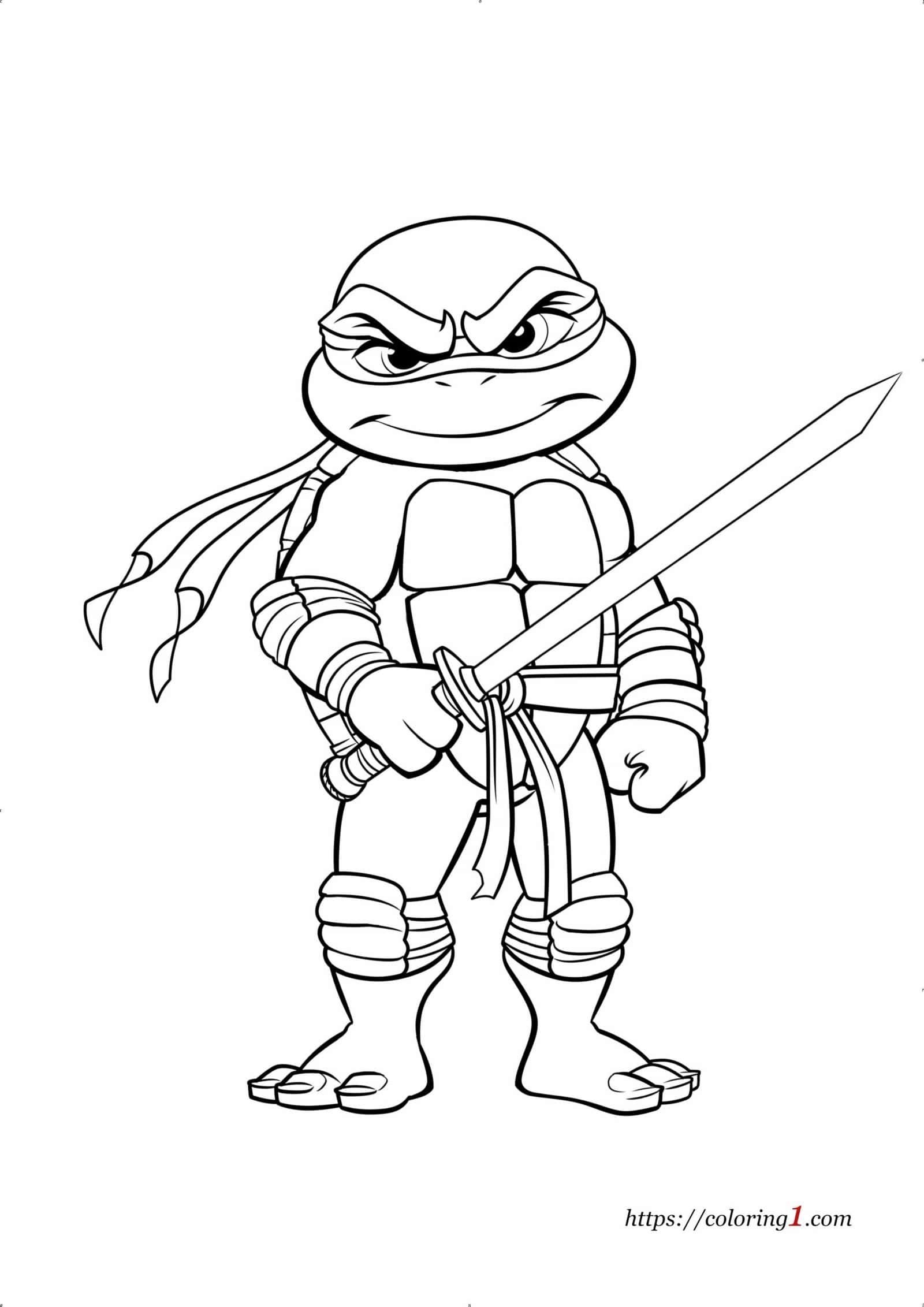 Leonardo Ninja Turtle Coloring Page Free Coloring Sheet 2024 Leonardo Ninja Turtle Coloring Page Free Coloring Sheet 2024