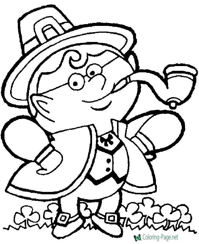 Leprechaun Coloring Pages Leprechaun Coloring Pages