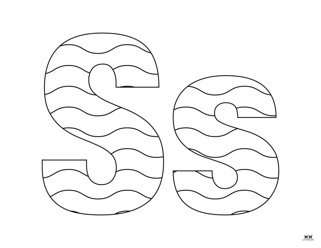 Letter S Coloring Pages 15 FREE Pages Printabulls Letter S Coloring Pages 15 FREE Pages Printabulls