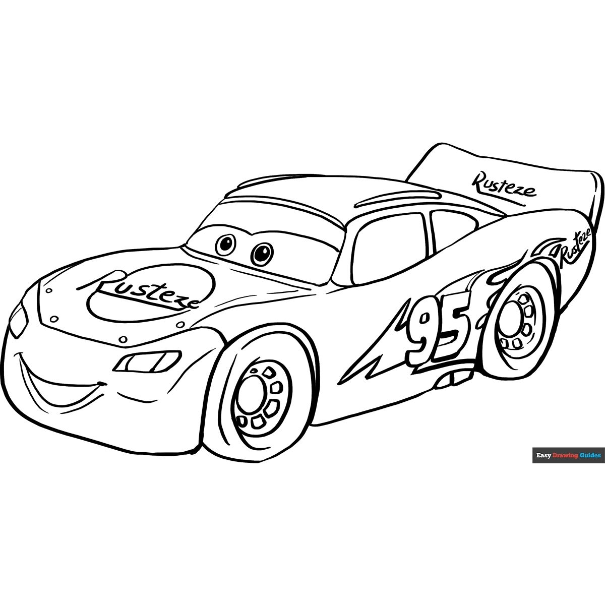 Lightning McQueen Free Kids Coloring Pages Cars Coloring Pages 