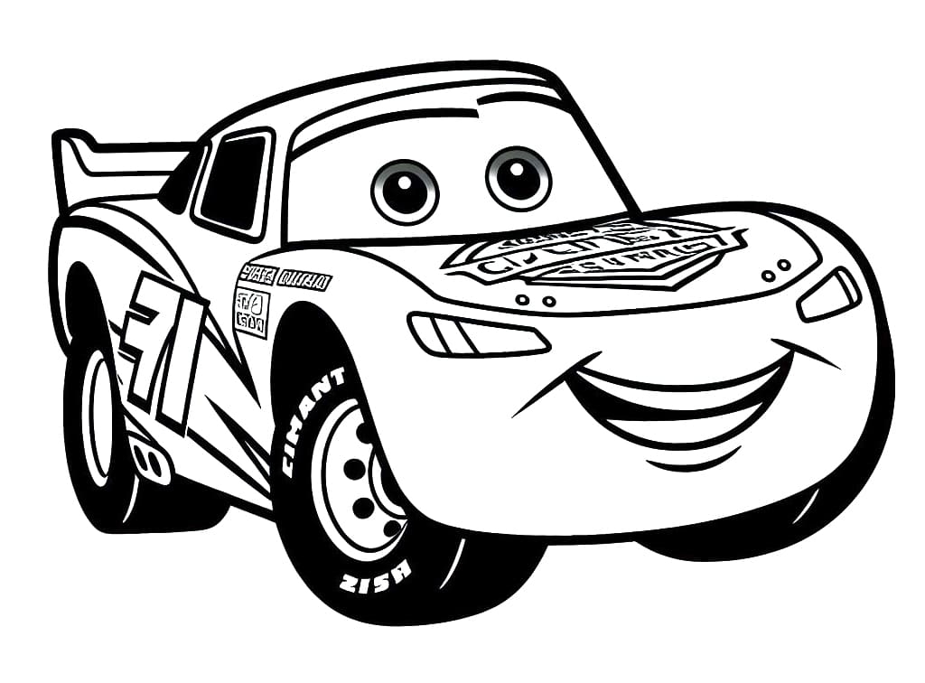 Lightning McQueen Image Coloring Page Download Print Or Color Online 