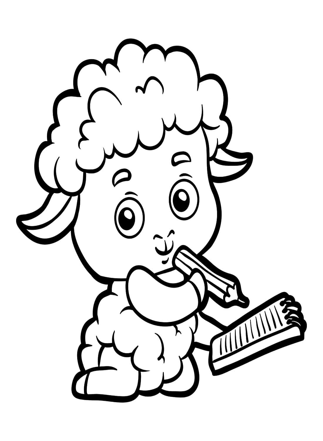 Little Lamb Coloring Page Download Print Or Color Online For Free