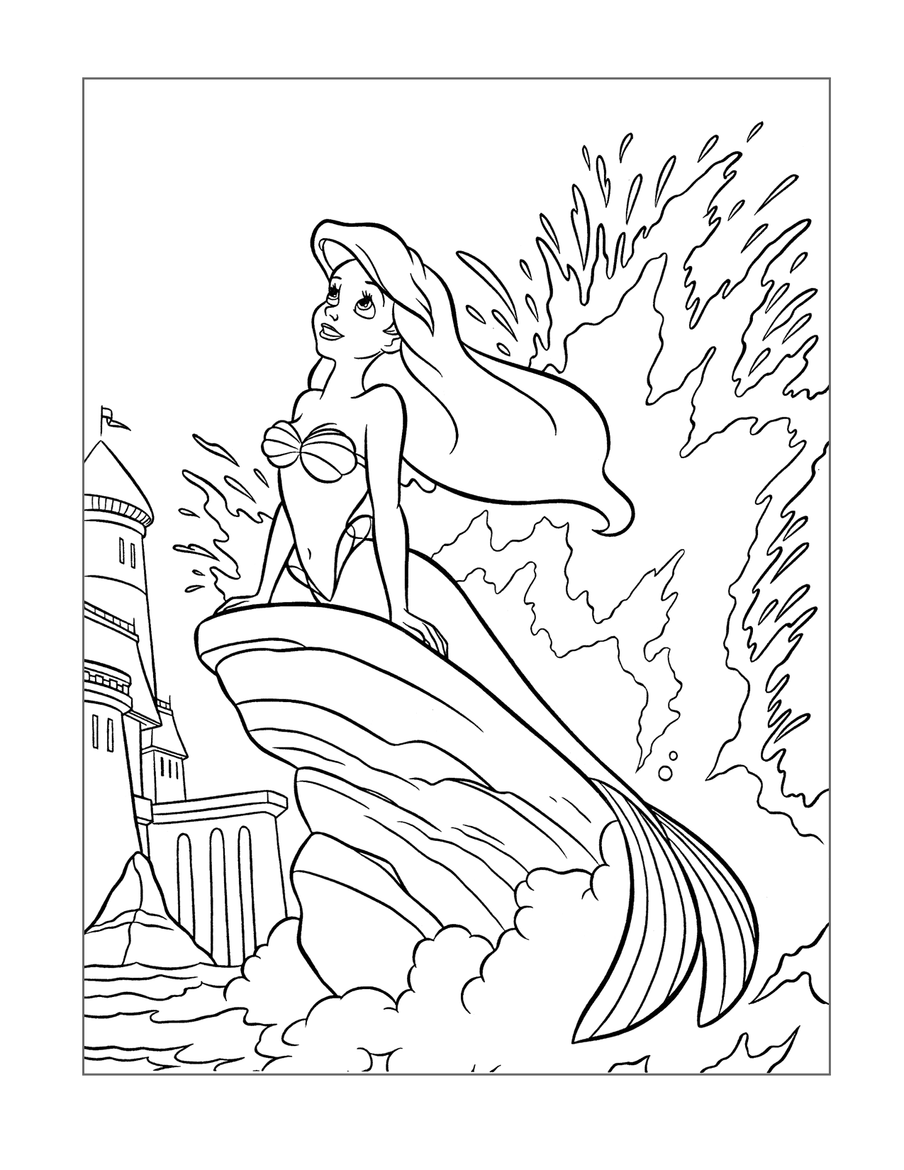 little mermaid coloring pages little mermaid coloring pages