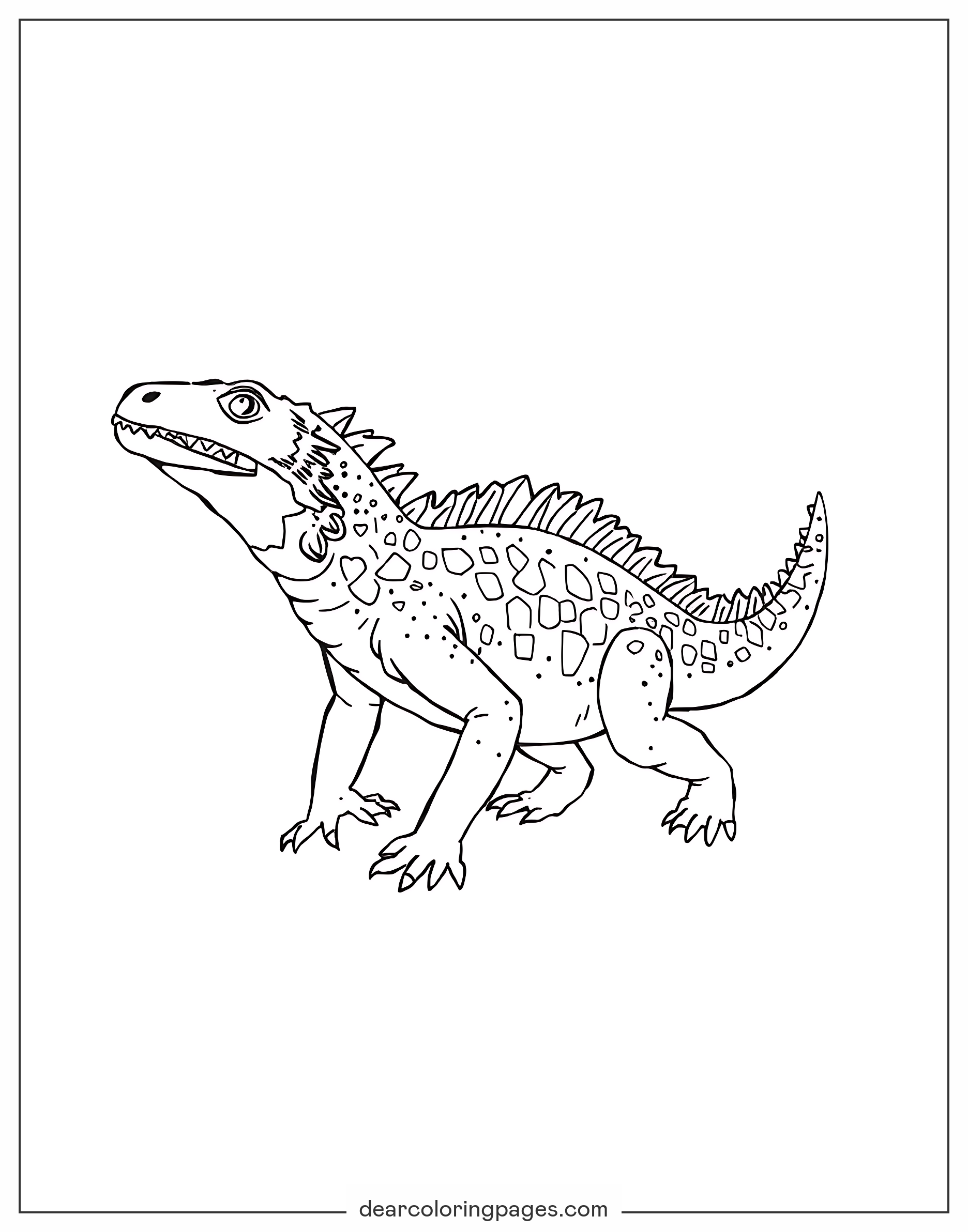 Lizard Coloring Pages 9 Free Printable Coloring Pages