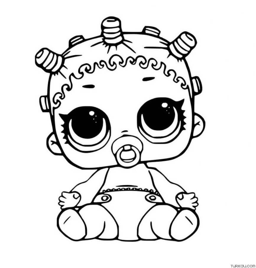 lol doll coloring page