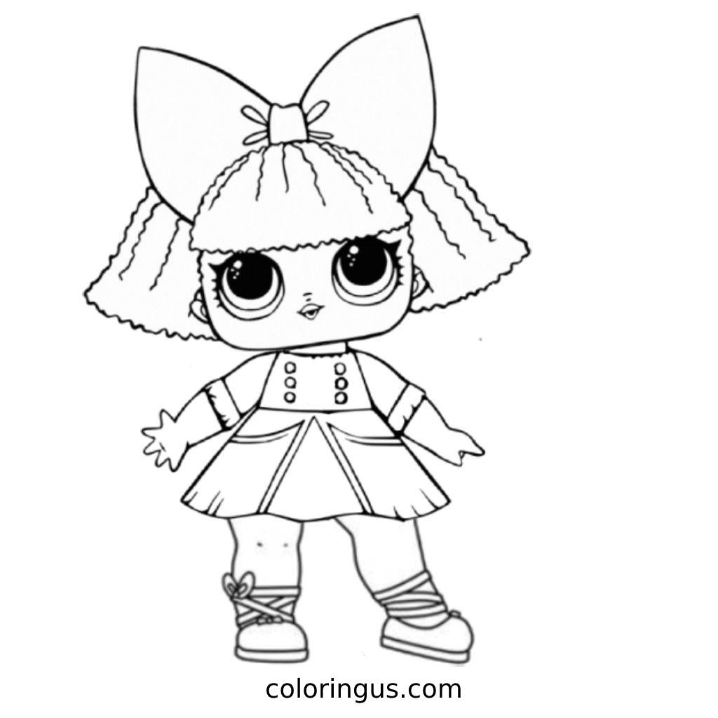 Lol Dolls Coloring Pages Free Printable PDF 