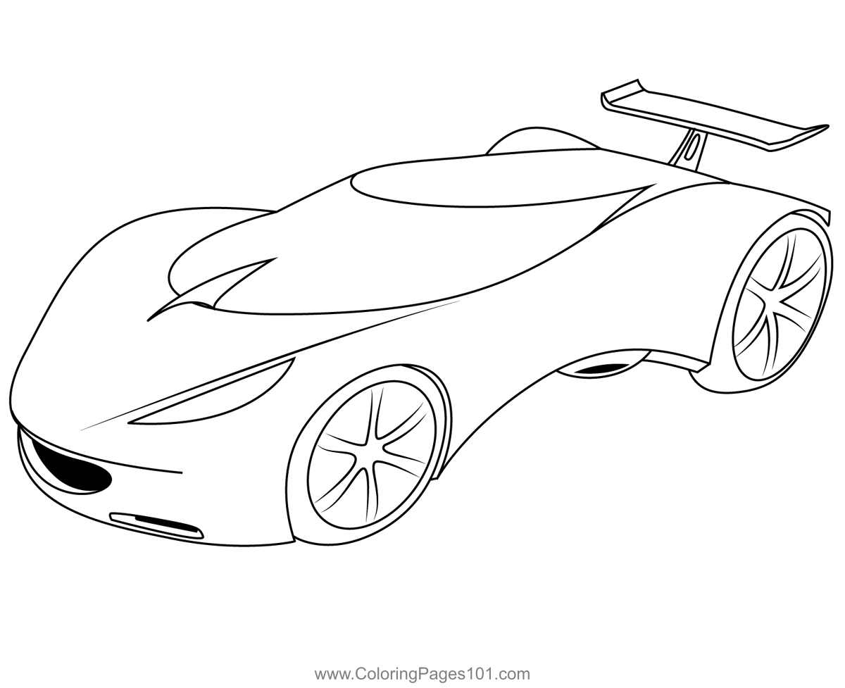 Lotus Hot Wheels Coloring Page For Kids Free Hot Wheels Printable 