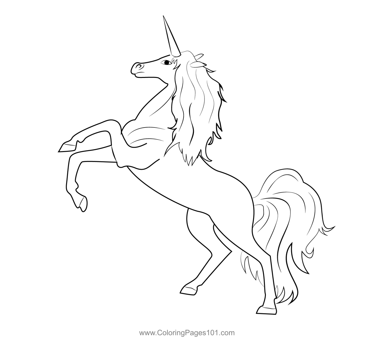 unicorns coloring pages