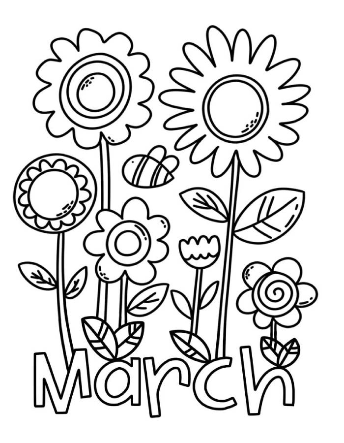 march coloring page march coloring page