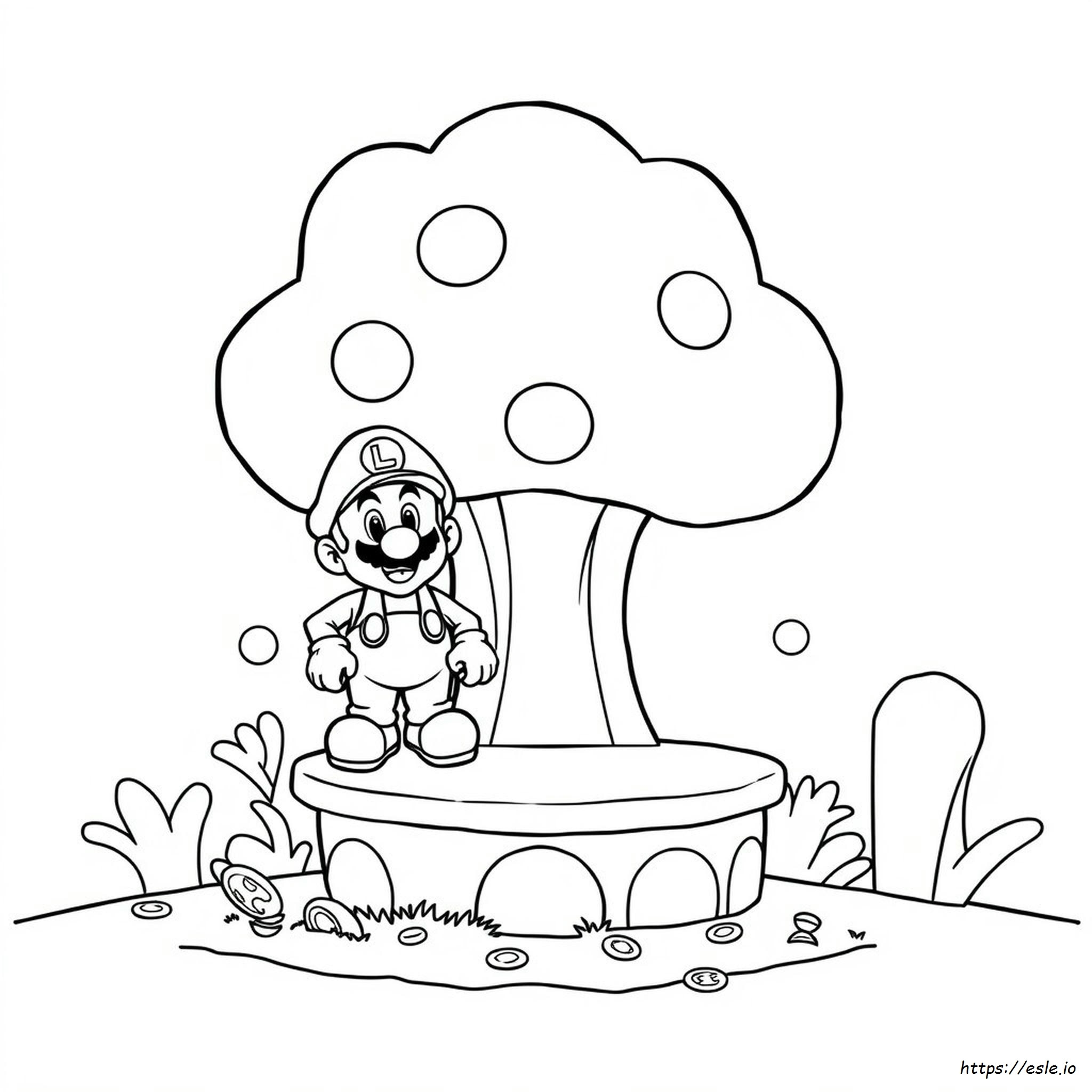 Mario Characters Coloring Pages