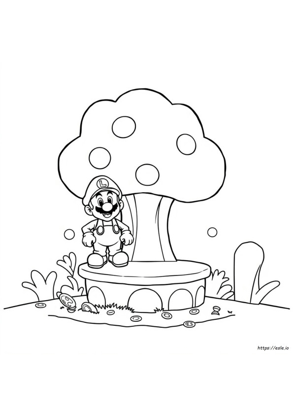 Mario Characters Coloring Pages