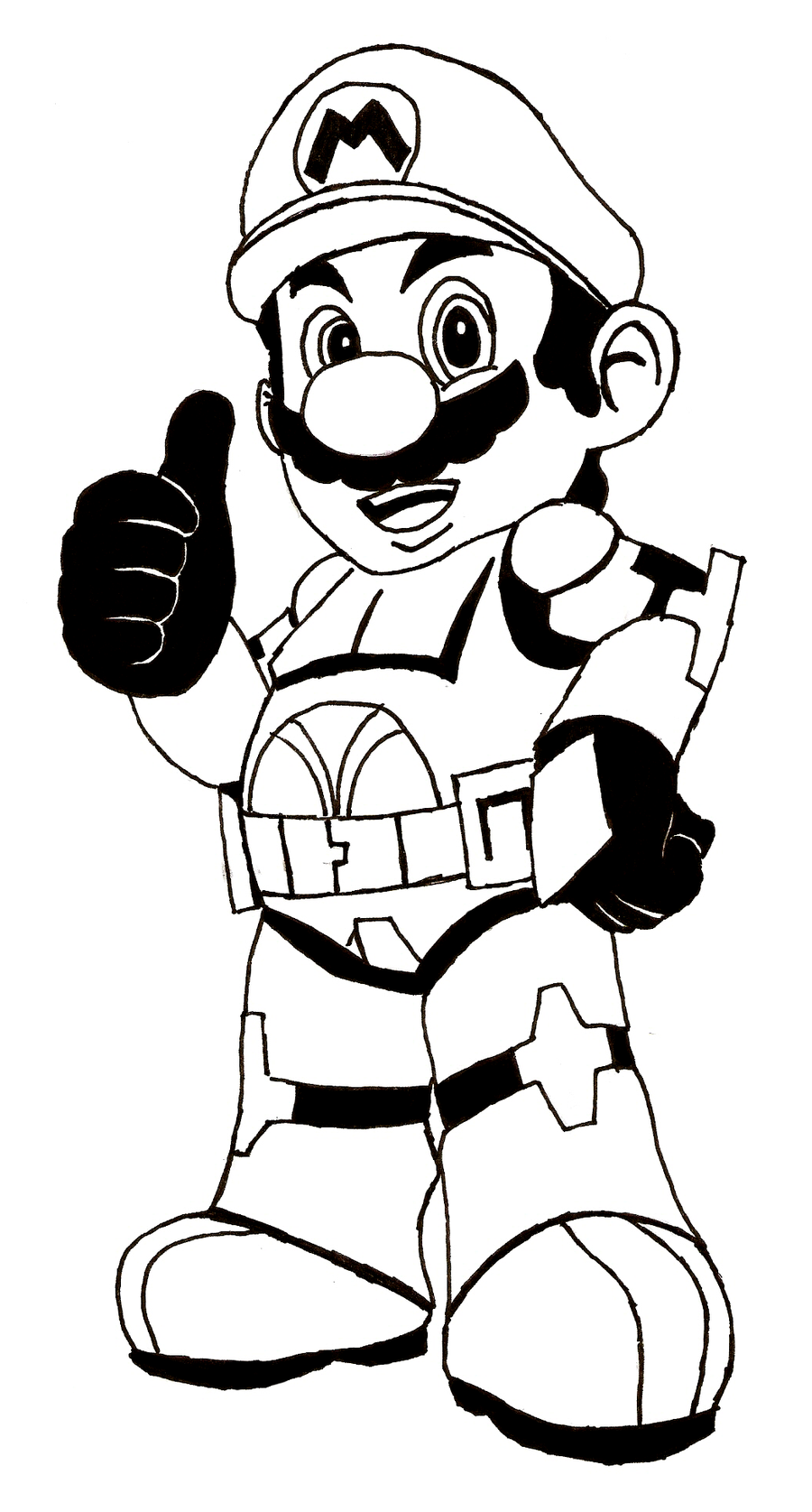 coloring pages mario