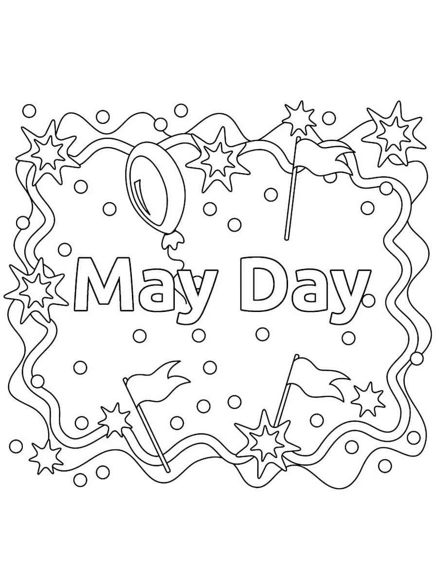 May Day Coloring Page Free Printable May Day Coloring Page Free Printable