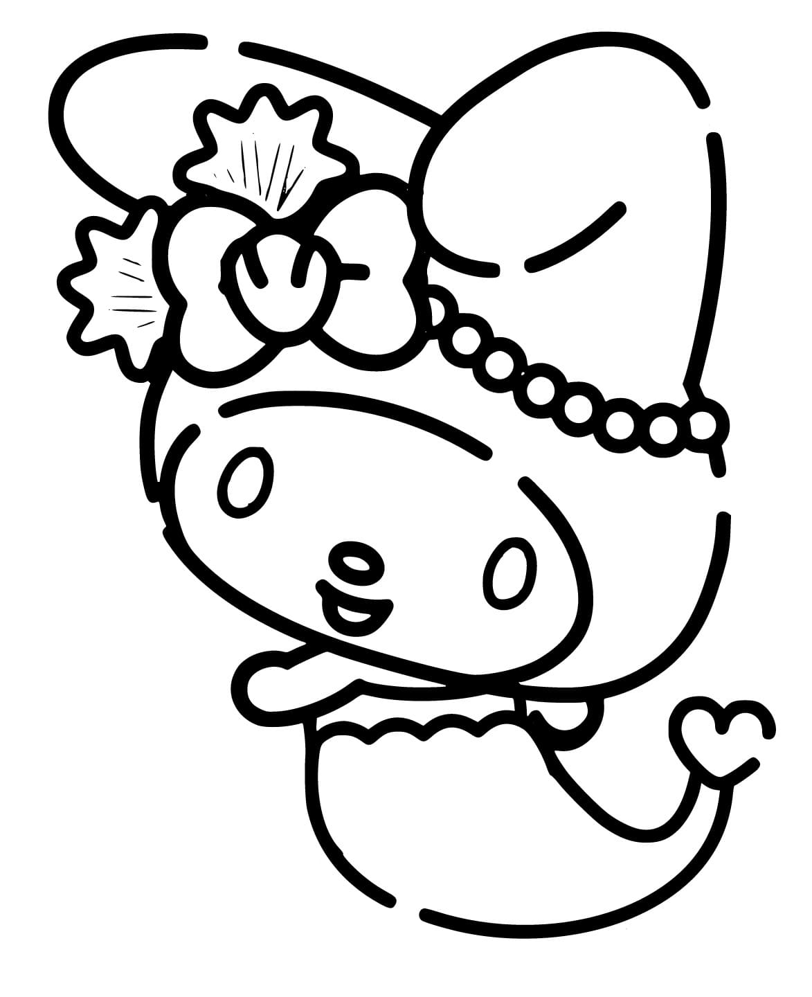 Mermaid Melody Coloring Pages 2025 