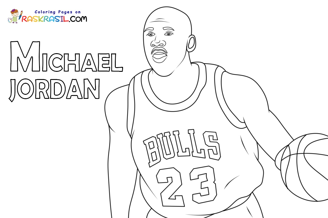 Michael Jordan Coloring Pages