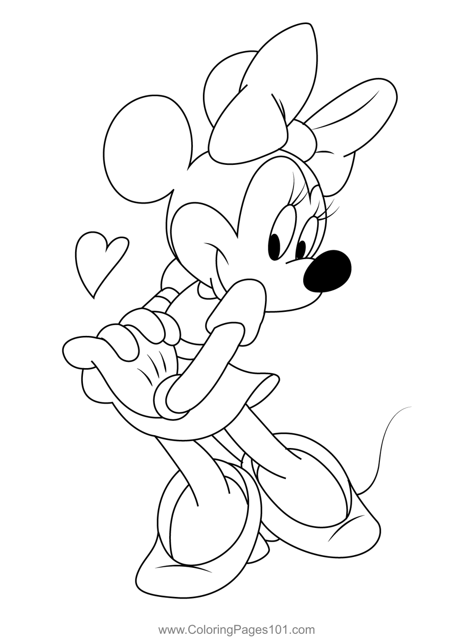 Mickey Minnie Coloring Pages Mickey Minnie Coloring Pages