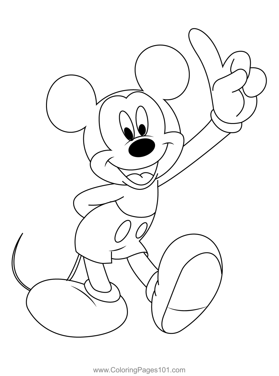 Mickey Mouse Pictures Coloring Pages Infoupdate Mickey Mouse Pictures Coloring Pages Infoupdate