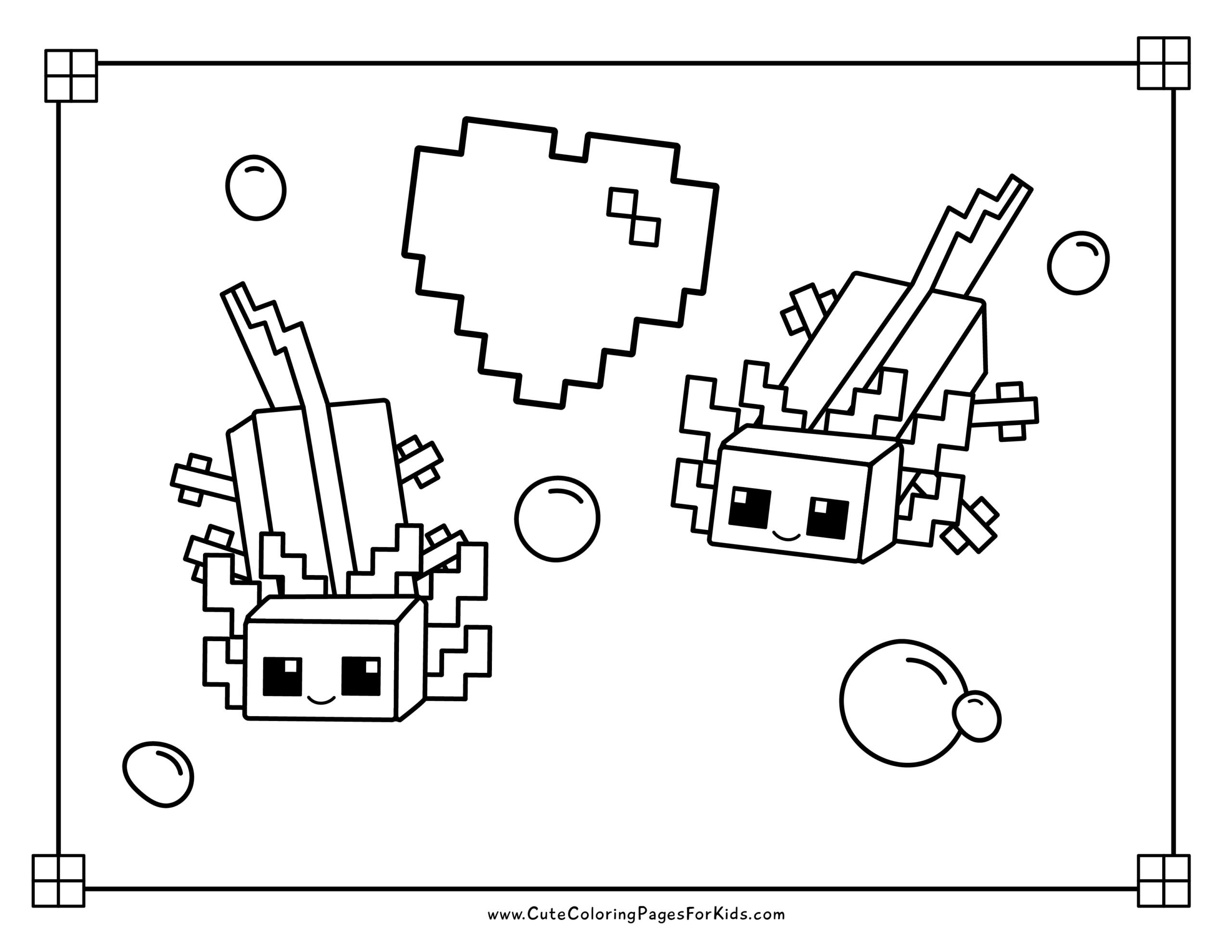 Minecraft Coloring Pages Cute Coloring Pages For Kids Minecraft Coloring Pages Cute Coloring Pages For Kids