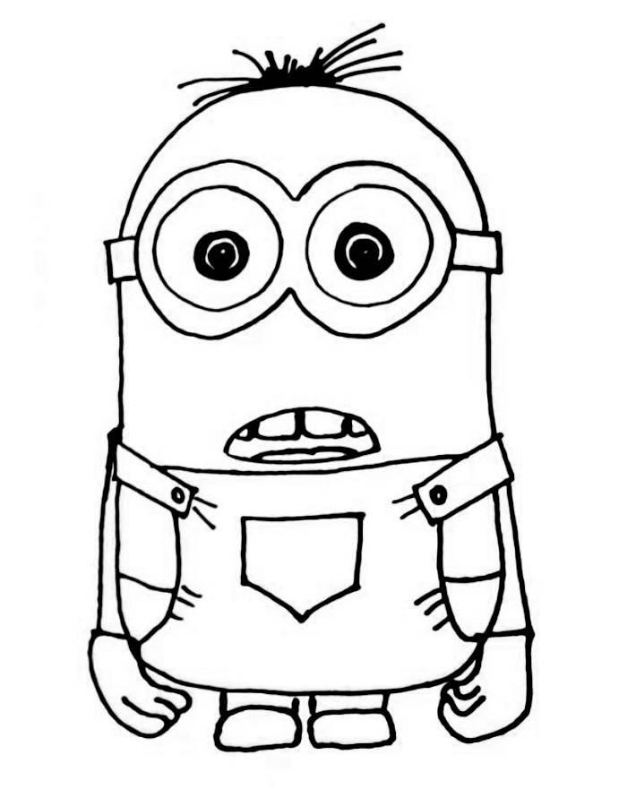 Minions Coloring Pages Free Printable PDF 