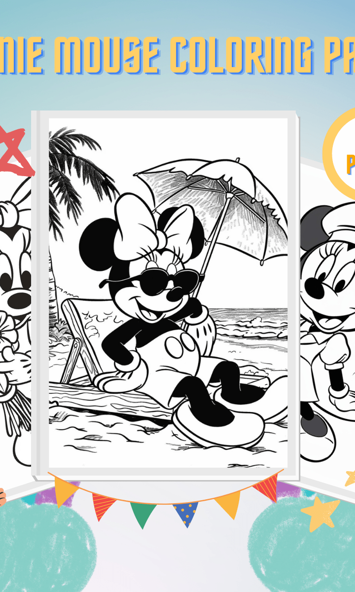 Minnie Mouse Coloring Pages