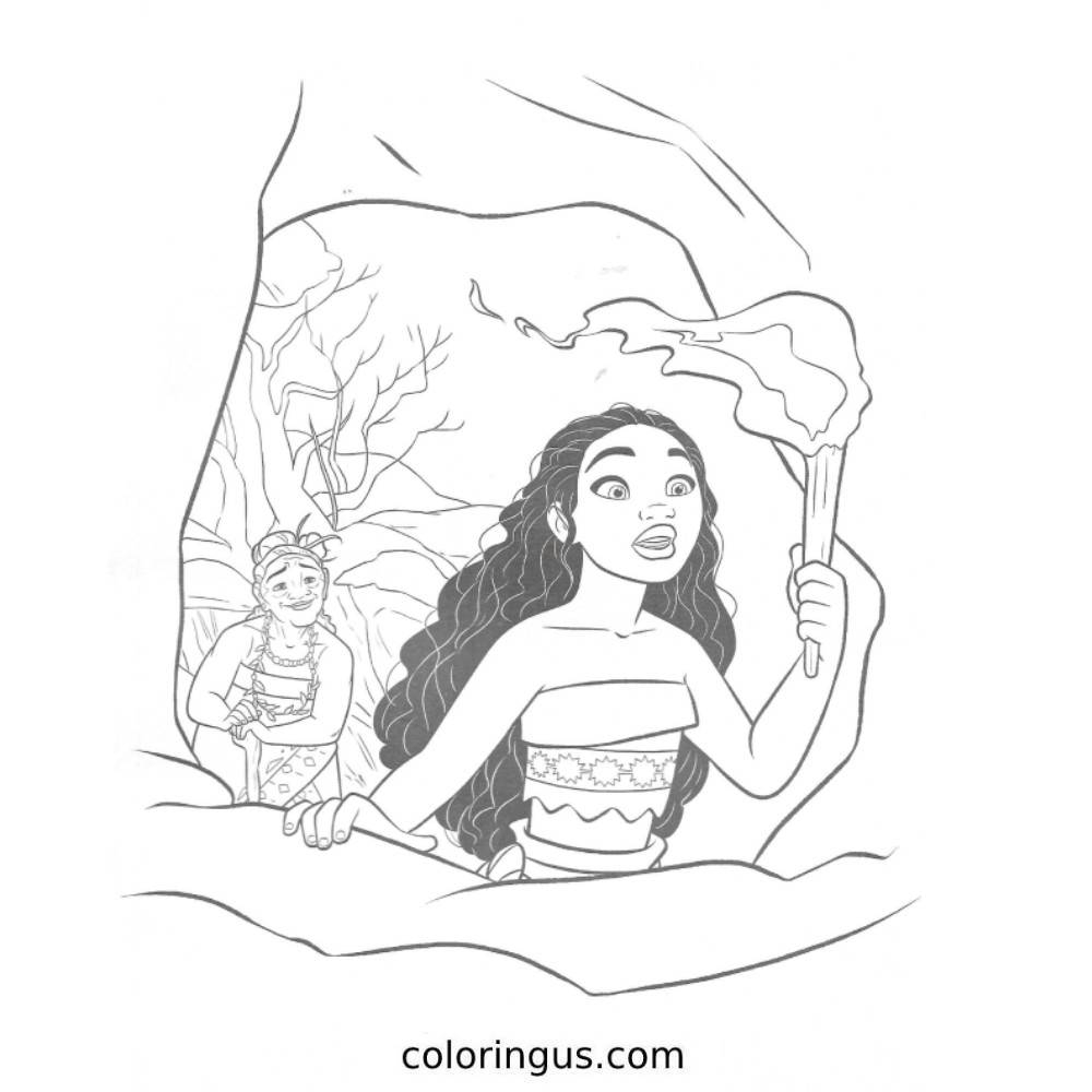 Moana Coloring Pages Free Printable PDF 