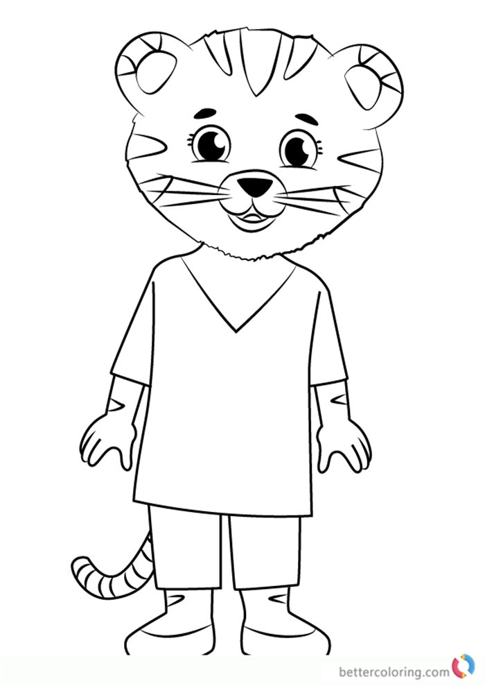 daniel tiger neighborhood coloring pages daniel tiger neighborhood coloring pages