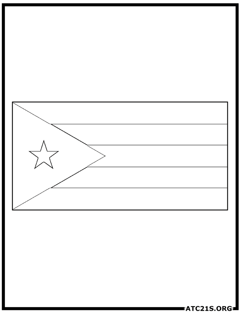 Monaco Flag Coloring Page Ark For Kids