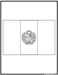 Monaco Flag Coloring Page Ark For Kids