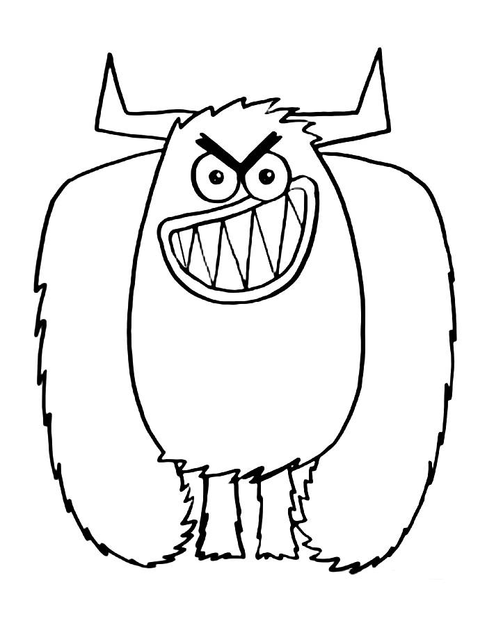Monster Coloring Pages Free Printable PDF Monster Coloring Pages Free Printable PDF