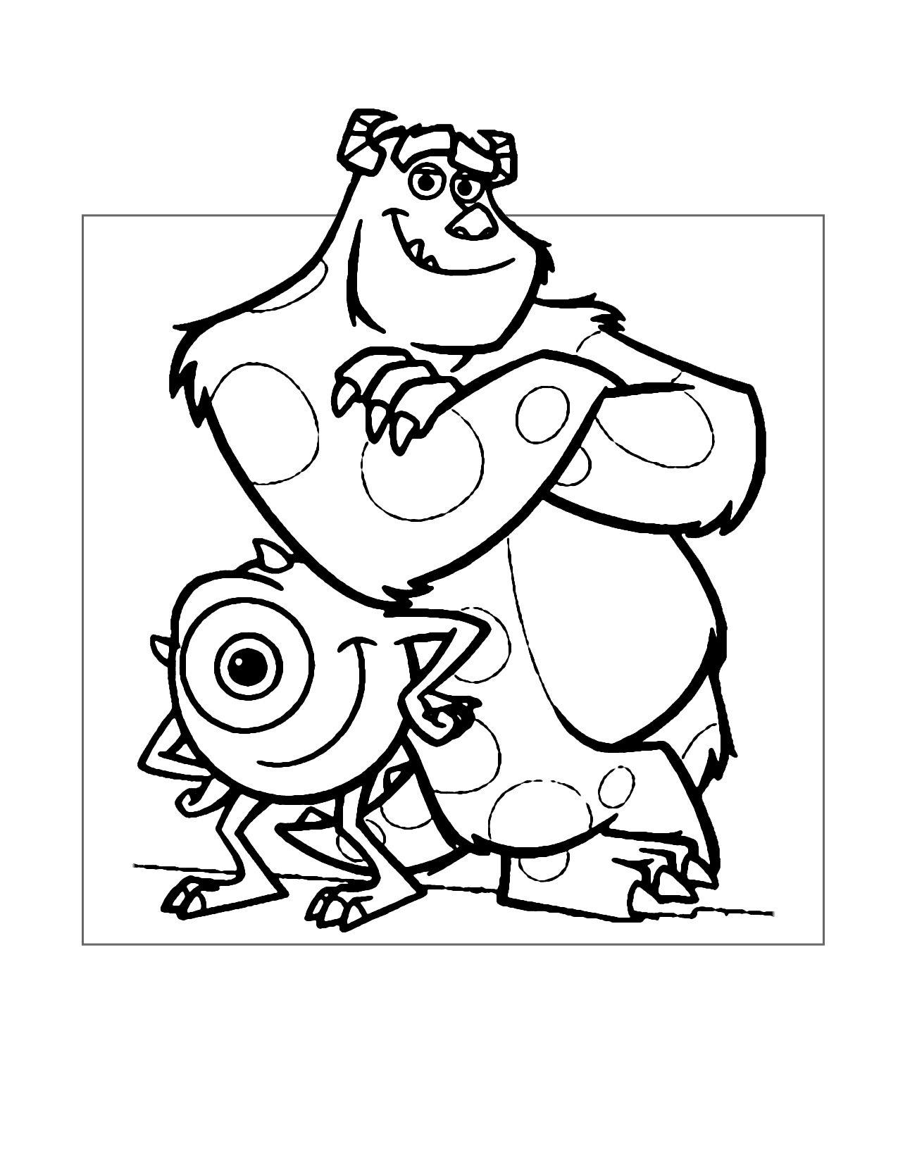 Monsters Inc Coloring Pages Printable Coloring Pages FREE Monsters Inc Coloring Pages Printable Coloring Pages FREE