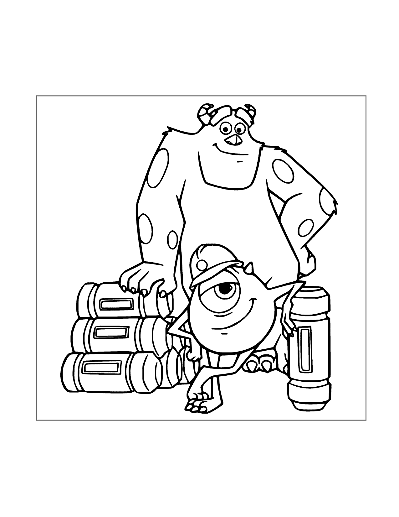 monsters inc coloring pages monsters inc coloring pages