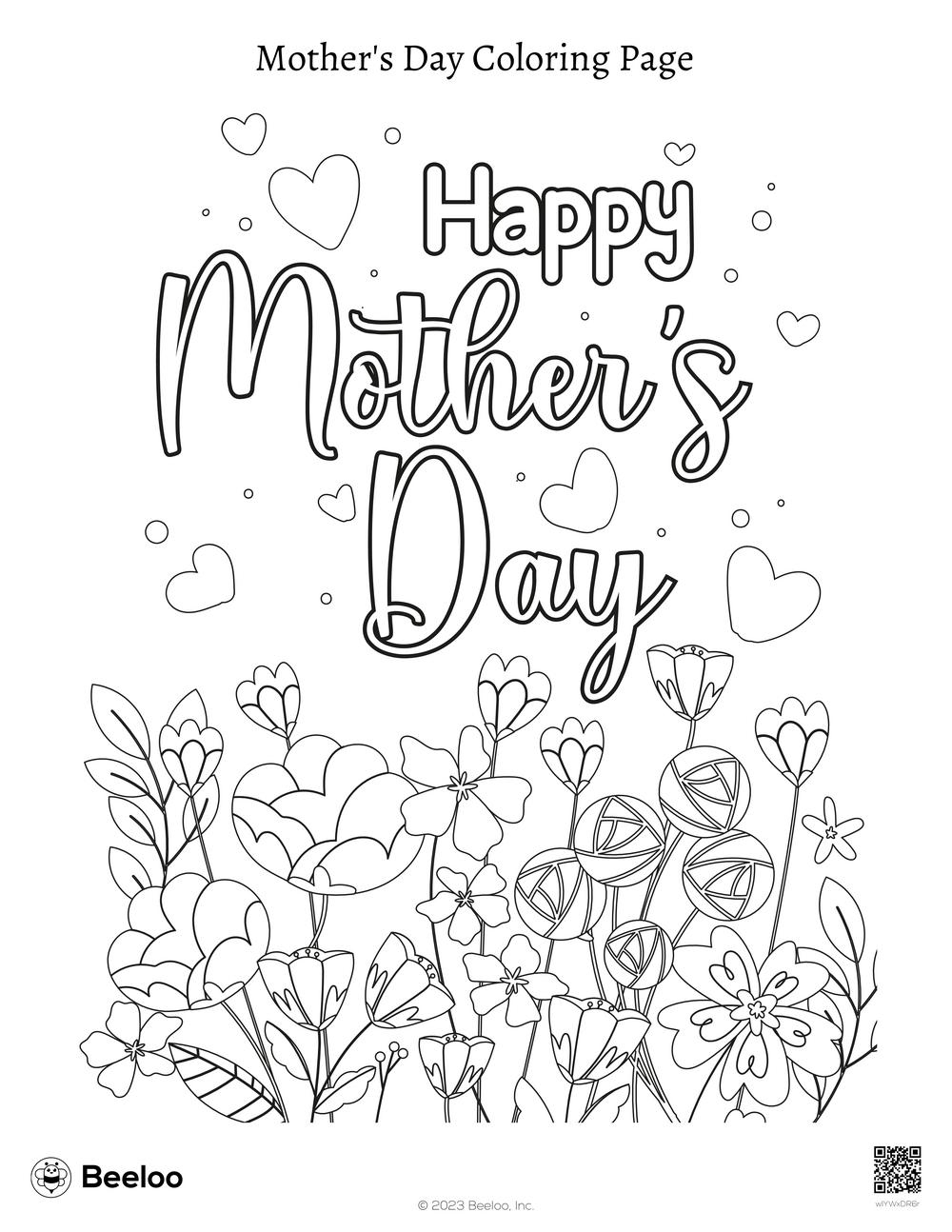 Mother 39 s Day themed Coloring Pages Beeloo Printable Crafts And Mother 39 s Day themed Coloring Pages Beeloo Printable Crafts And