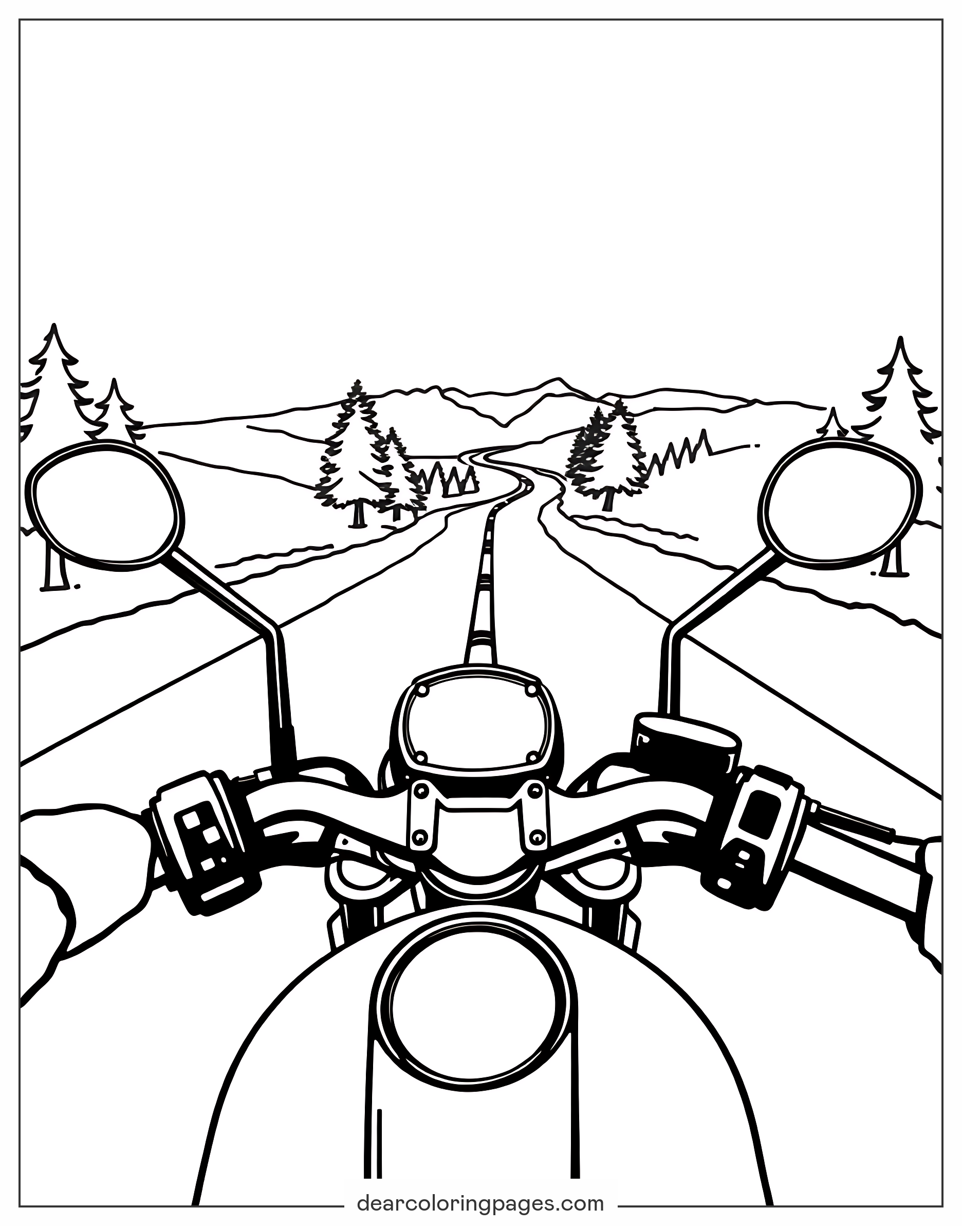 motorcycle coloring pages motorcycle coloring pages
