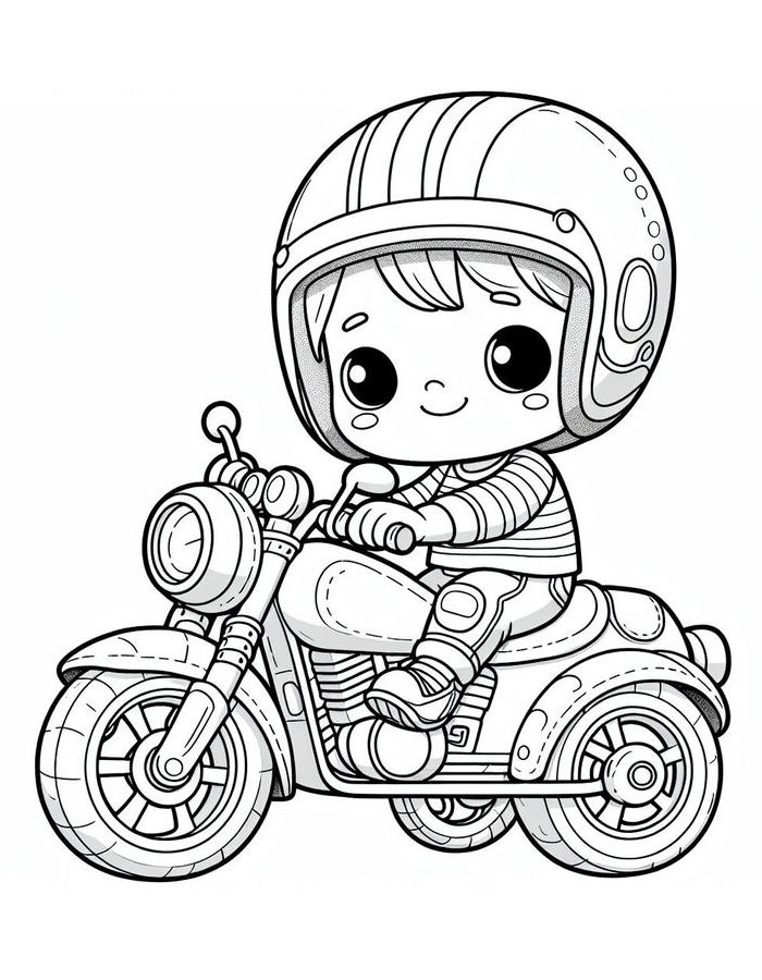 Motorcycle Coloring Pages Free Printable PDF Motorcycle Coloring Pages Free Printable PDF