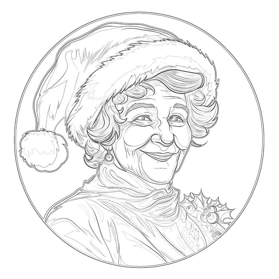 Mrs Santa Claus Coloring Pages Coloring Pages Mimi Panda Mrs Santa Claus Coloring Pages Coloring Pages Mimi Panda
