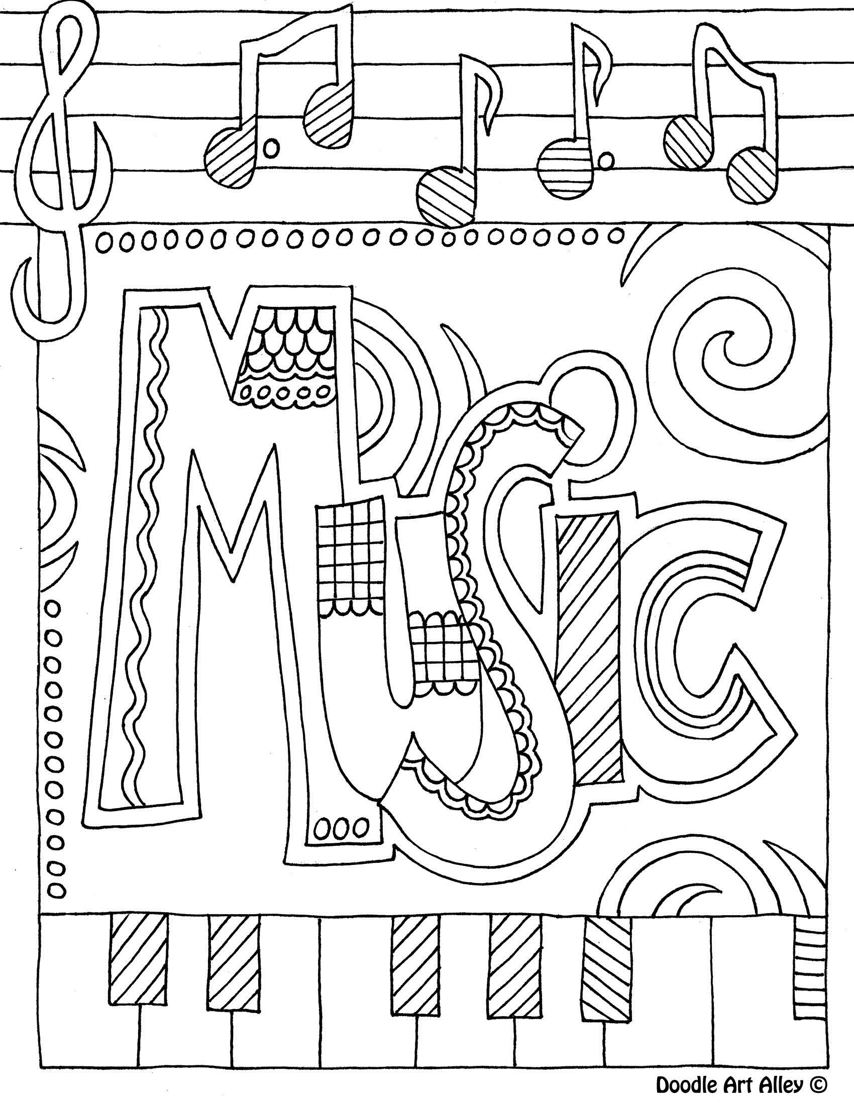 Music Coloring Pages Books 100 FREE And Printable Music Coloring Pages Books 100 FREE And Printable
