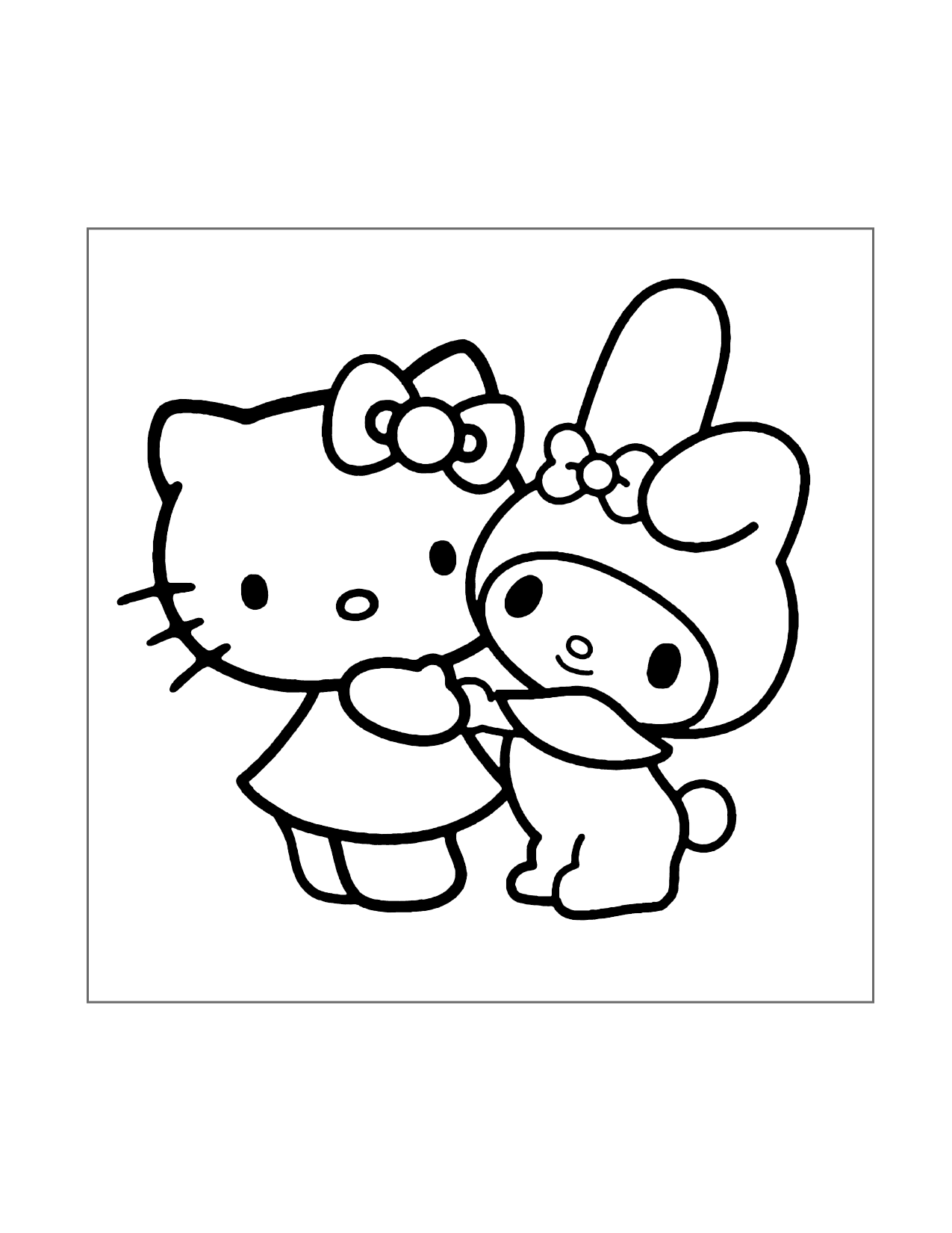 My Melody Coloring Pages Printable Coloring Pages FREE My Melody Coloring Pages Printable Coloring Pages FREE