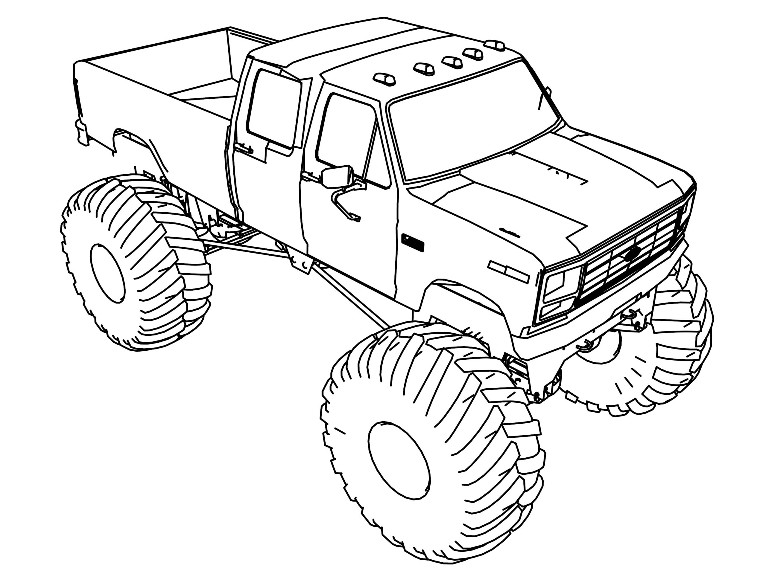 My Monster Truck Coloring Page 2 Wecoloringpage My Monster Truck Coloring Page 2 Wecoloringpage