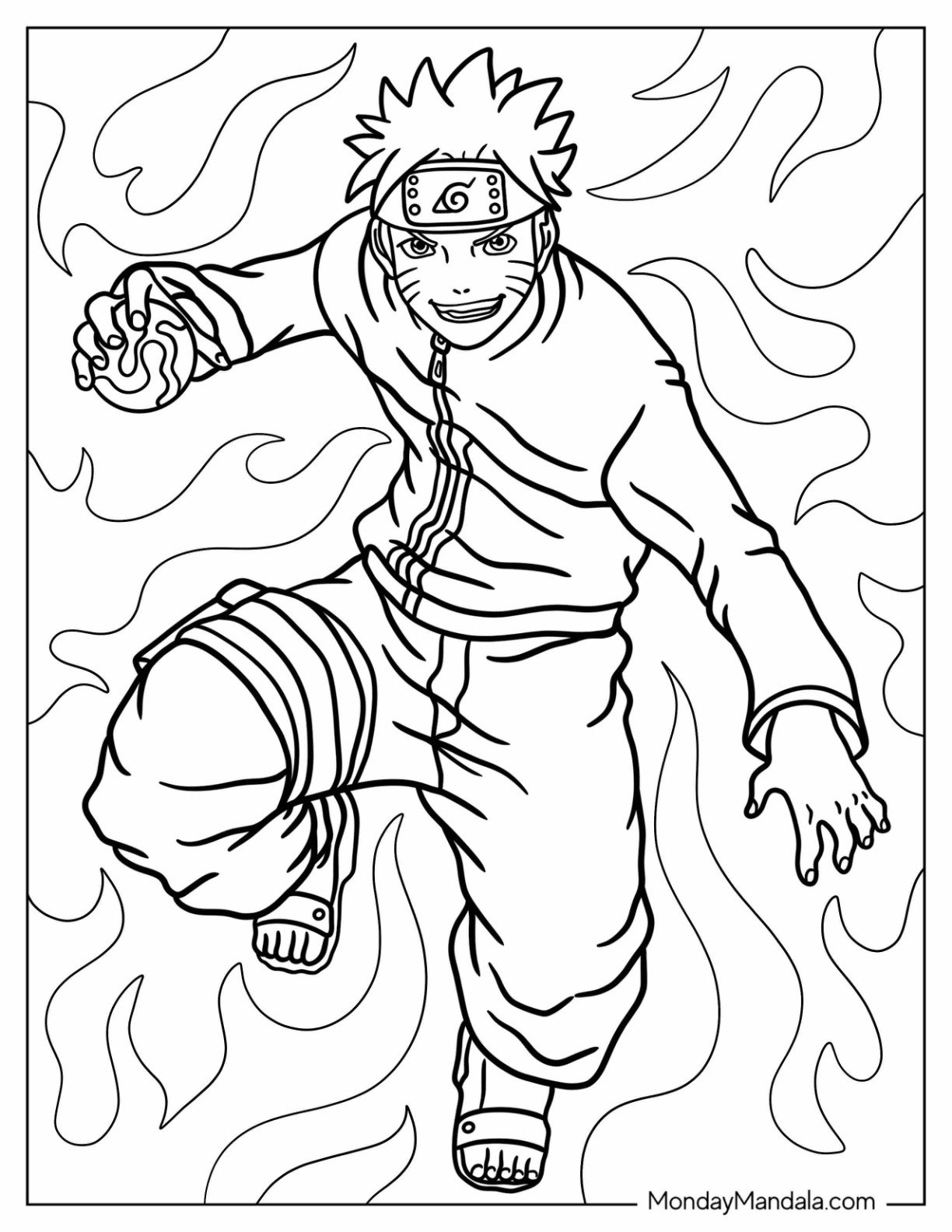 Naruto Coloring Pages Printable Pdf Infoupdate