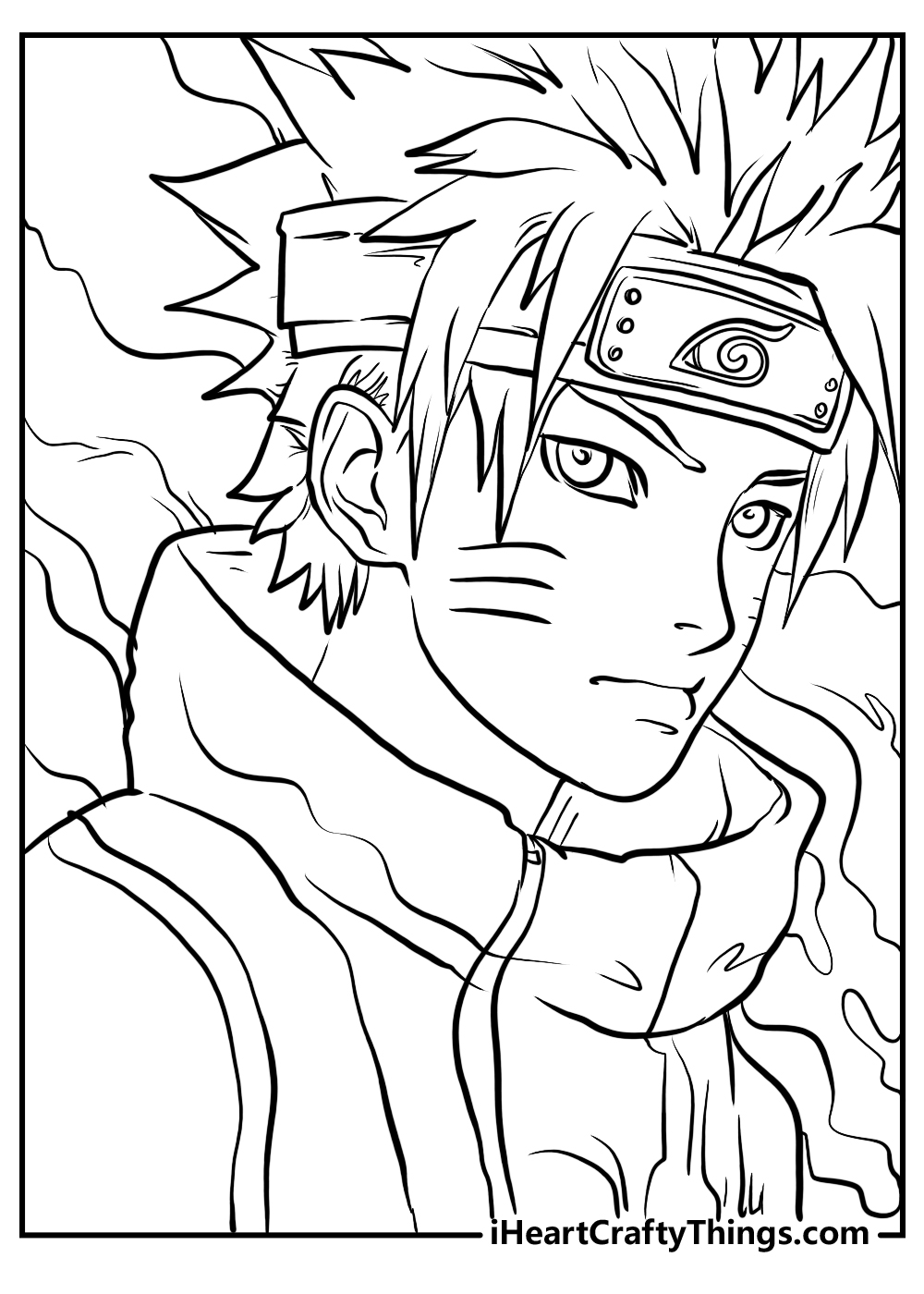 Naruto Shippuden Printable Coloring Pages Infoupdate