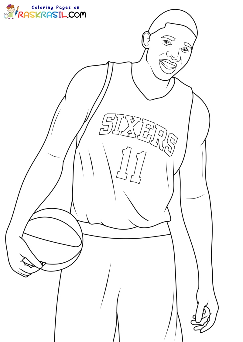 NBA Coloring Pages NBA Coloring Pages