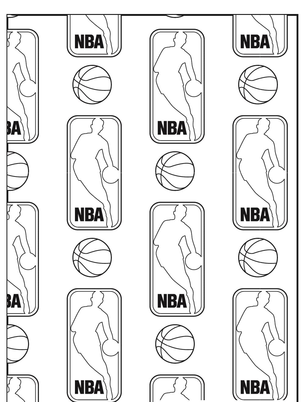 NBA Coloring Pages NBA Coloring Pages