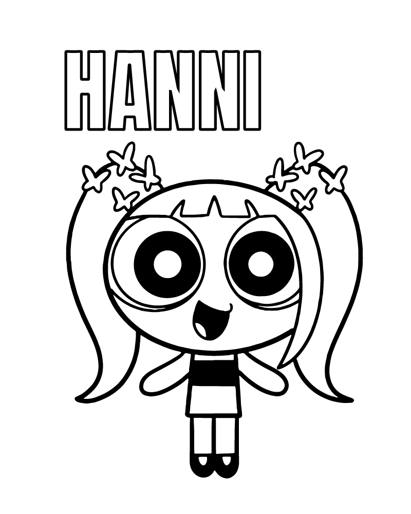 Newjeans Powerpuff Coloring Pages 2025 Newjeans Powerpuff Coloring Pages 2025