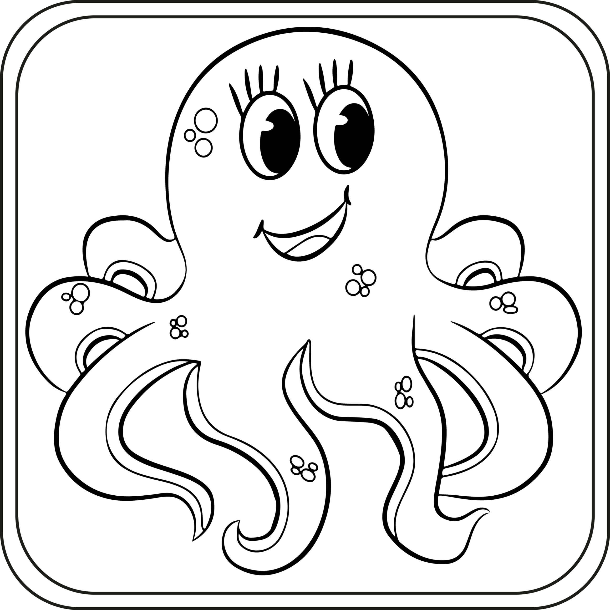 Nice Octopus Coloring Page Download Print Or Color Online For Free Nice Octopus Coloring Page Download Print Or Color Online For Free