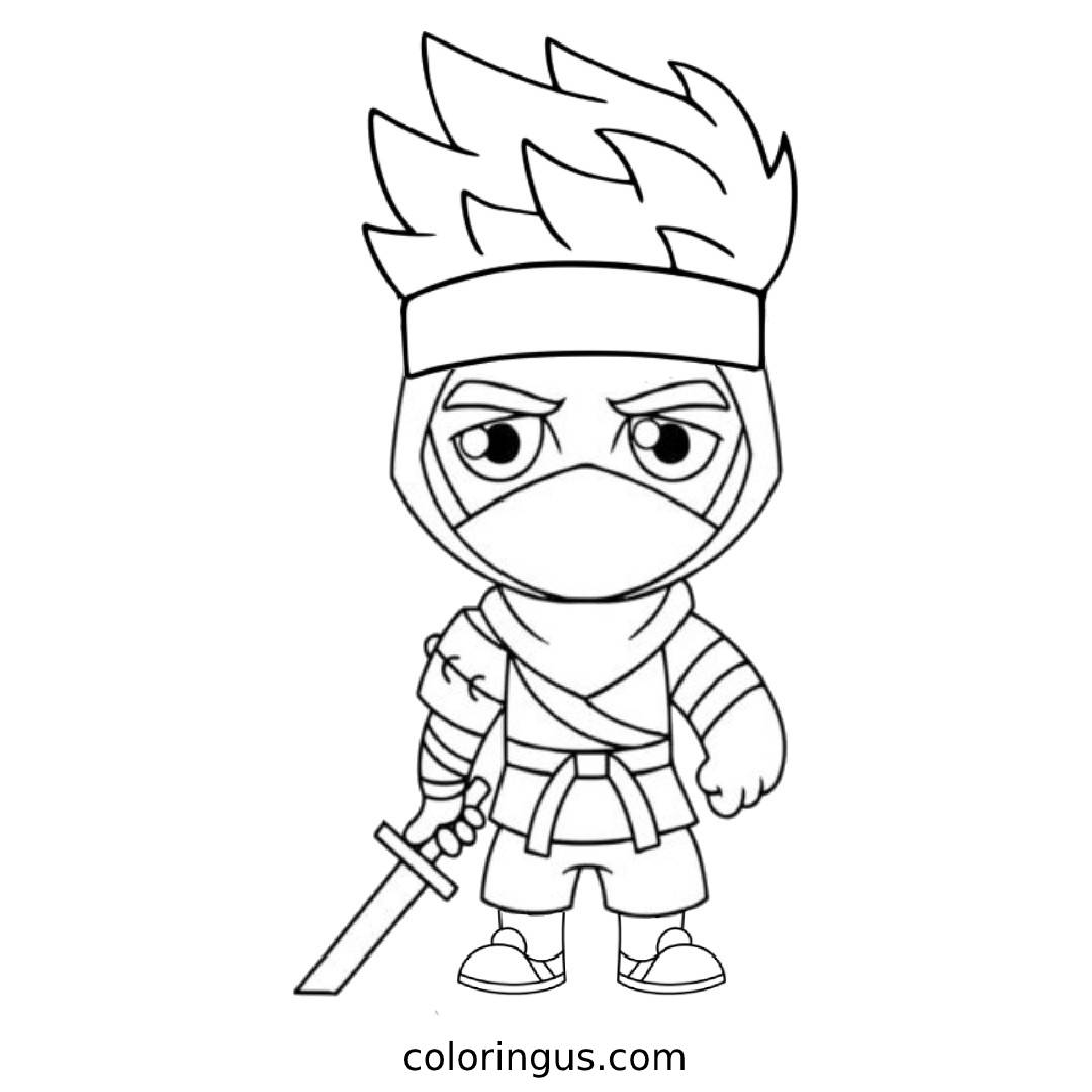 Ninja Coloring Pages Free Printable PDF 