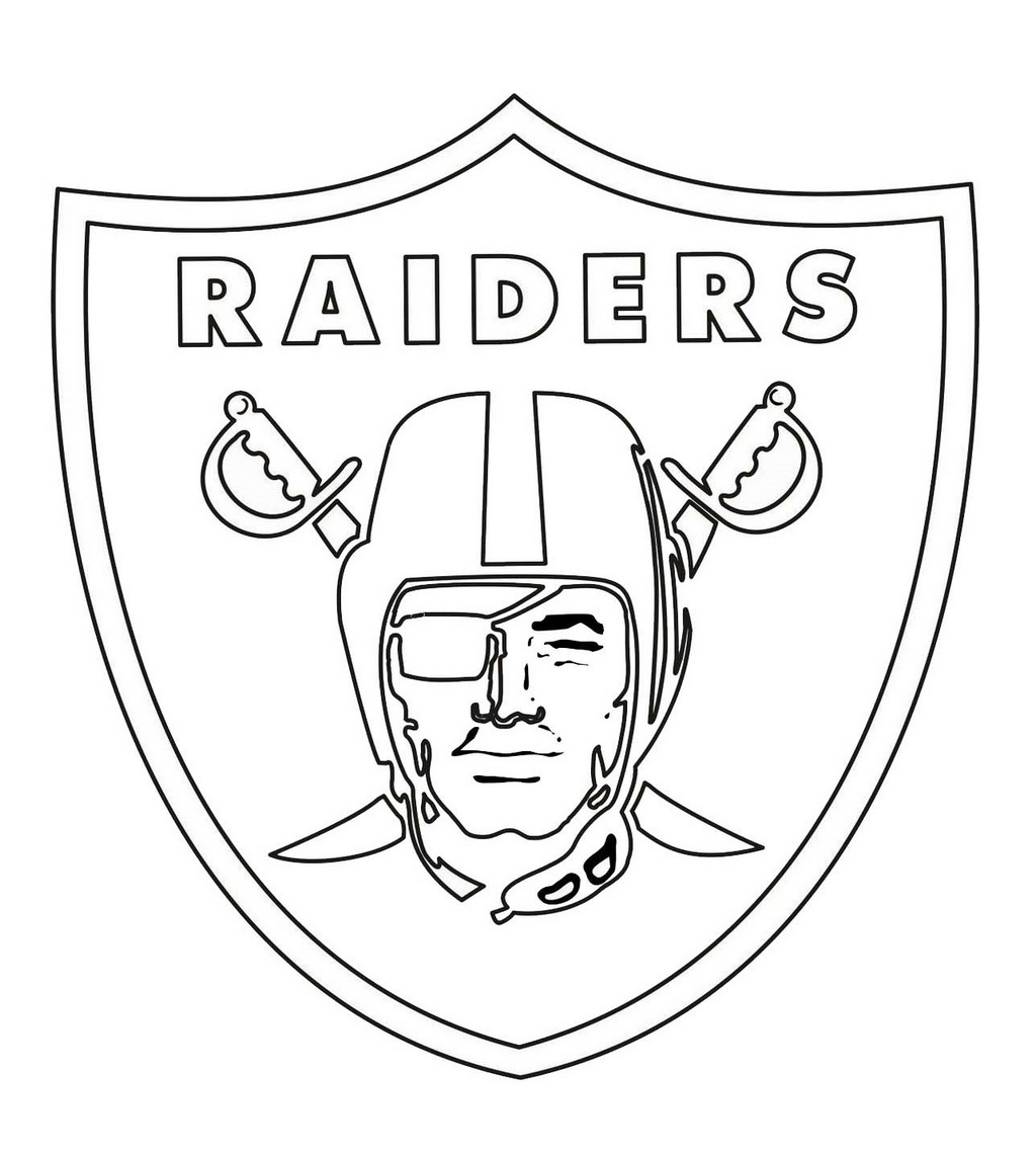 Oakland Raiders From NFL Coloring Sheet Coloring Pages Oakland Raiders From NFL Coloring Sheet Coloring Pages